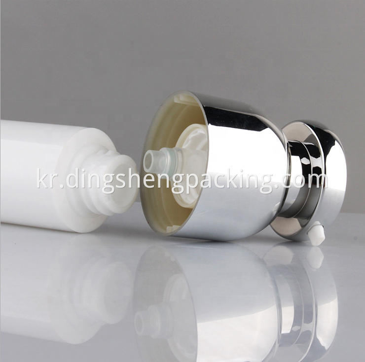 Plastic White Cosmetics Serum Airless Lotion Pump Bottle